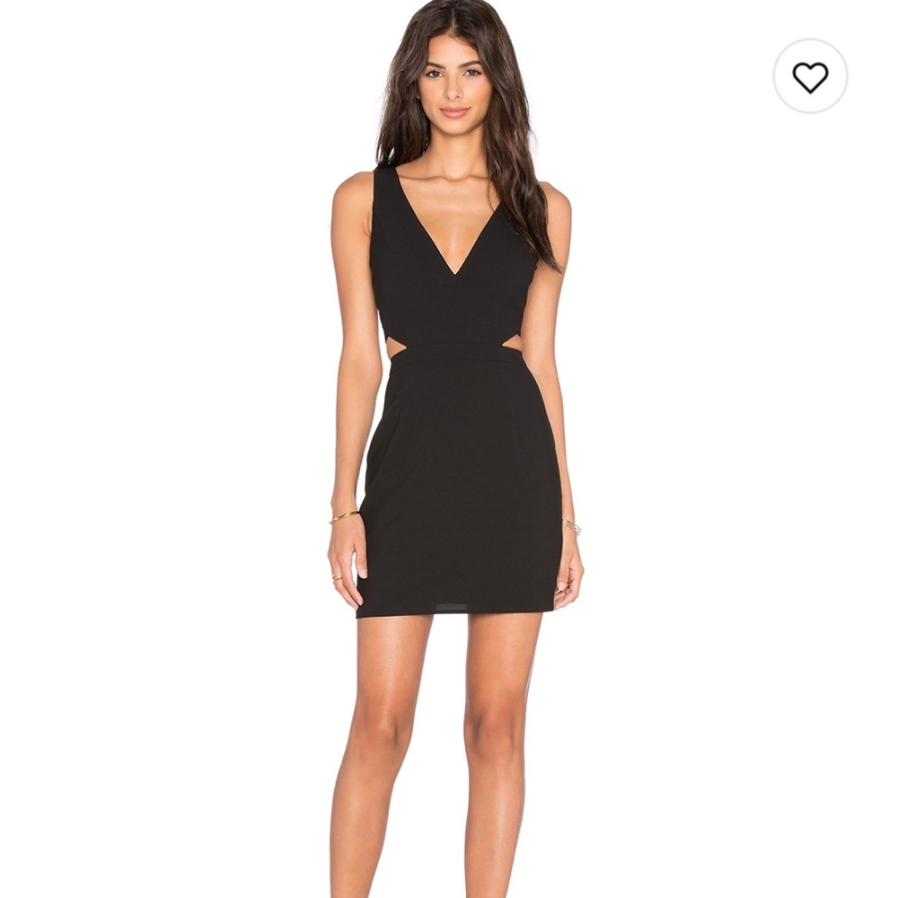 x Naven Twins Sweet Lust bodycon dress in black